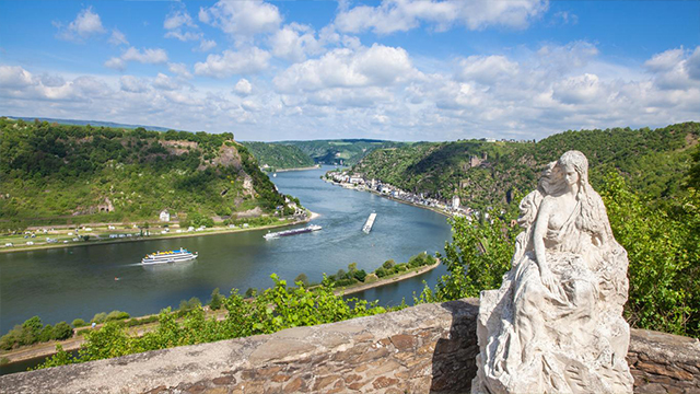 R�desheim, vin, kultur og elveidyll